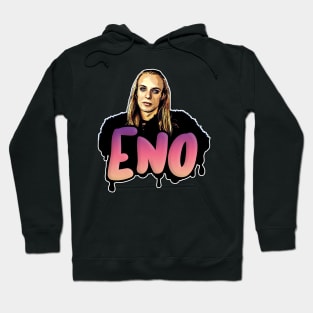 Brian Eno Retro/Glam Graphic Typography Design Hoodie